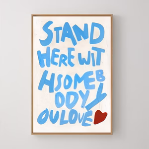 Stand Here - Blue