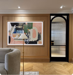 Wood Paneled Room Painting